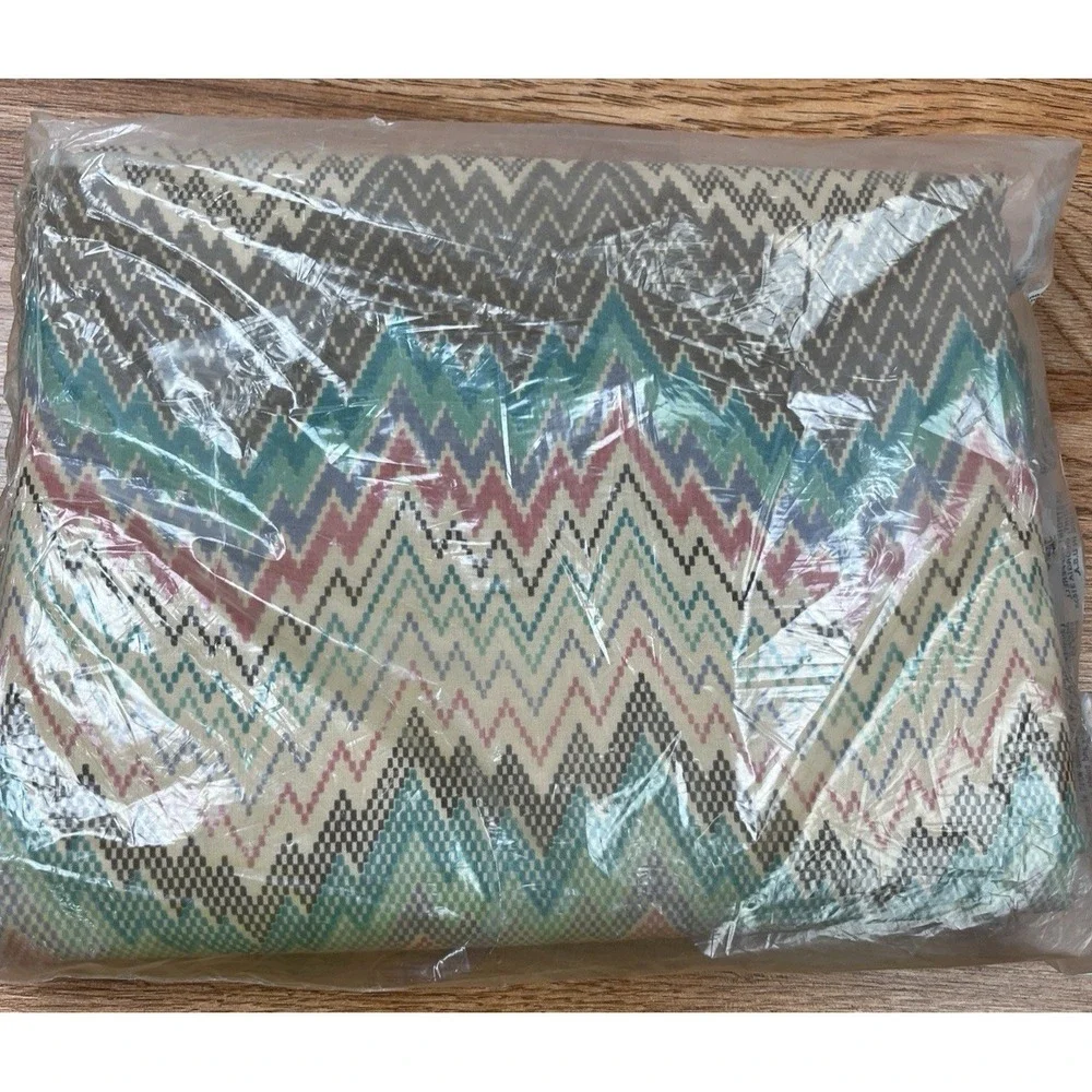 Vintage Martex King Size Fitted Sheet Southwestern Pattern NEW in Package